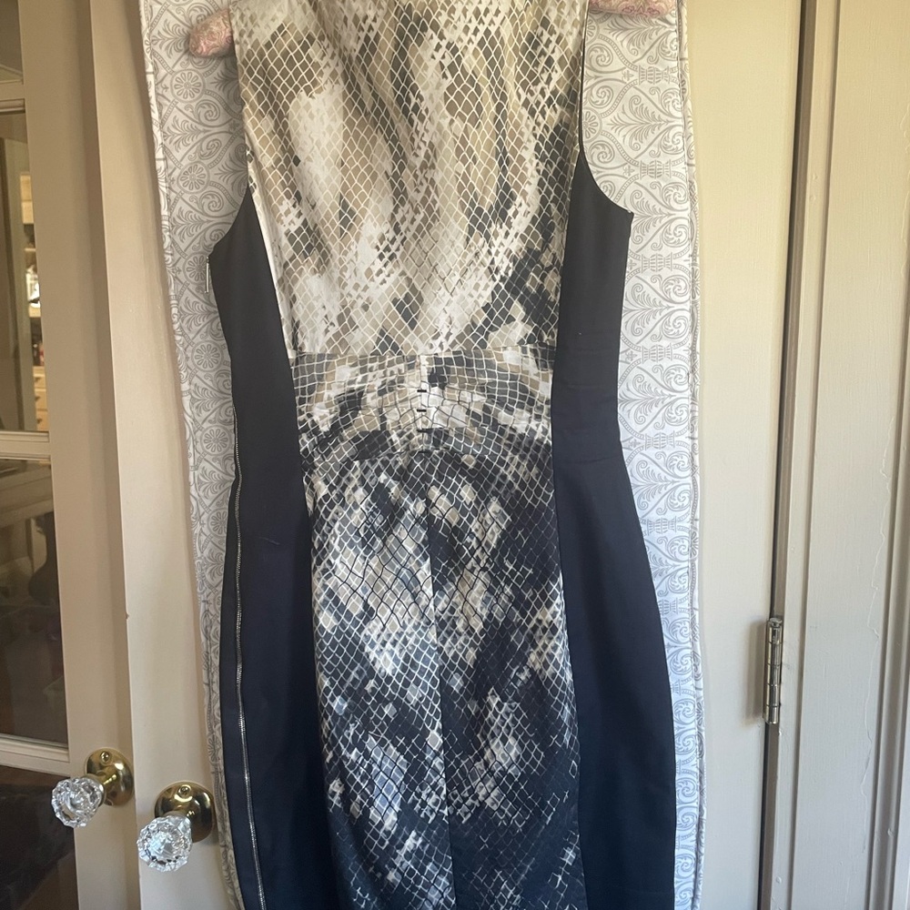 Karen Millen Snakeskin Print Midi Dress